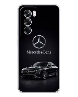 Чехол для OPPO A5 5G с картинкой «Mercedes — решетка радиатора»