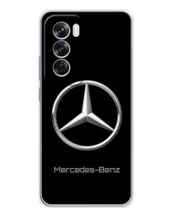 Чехол для OPPO A5 5G с картинкой «Mercedes Silver Logo»