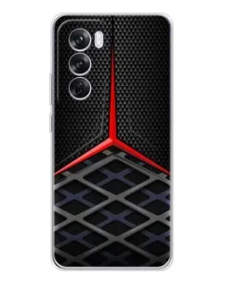 Чехол для OPPO A5 5G с картинкой «Mercedes Carbon Grid»