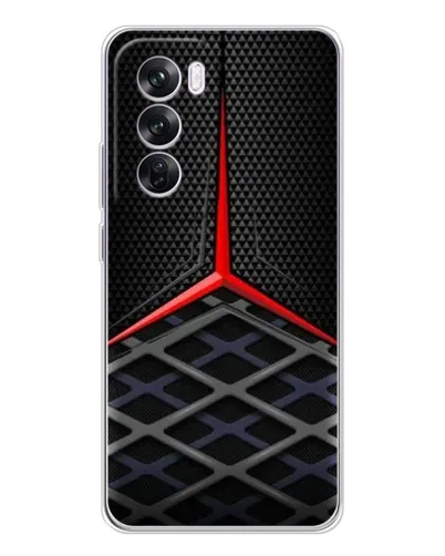Чехол для OPPO A5 5G с картинкой «Mercedes Carbon Grid»