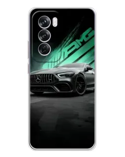 Чехол для OPPO A5 5G с картинкой «Темный Mercedes AMG»