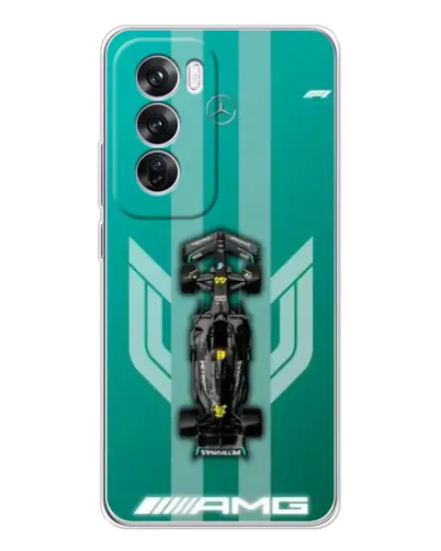 Чехол для OPPO A5 5G с картинкой «Mercedes AMG Petronas»