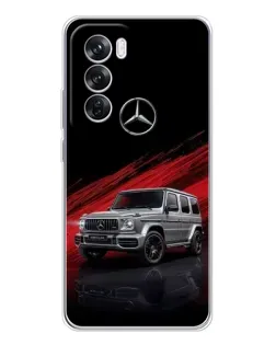 Чехол для OPPO A5 5G с картинкой «Mercedes G-Class красный»