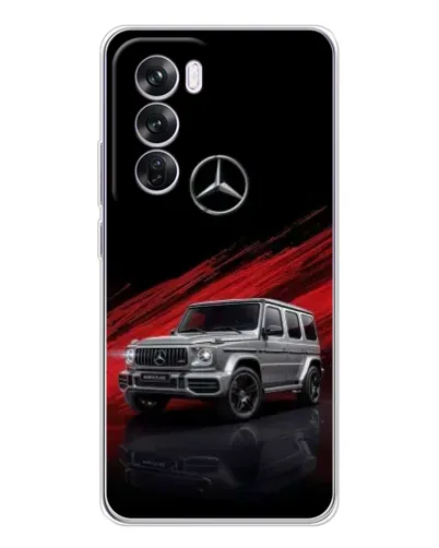 Чехол для OPPO A5 5G с картинкой «Mercedes G-Class красный»