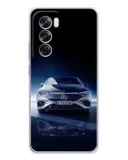 Чехол для OPPO A5 5G с картинкой «Ночной Mercedes EQ»