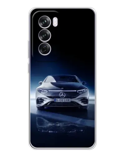 Чехол для OPPO A5 5G с картинкой «Ночной Mercedes EQ»