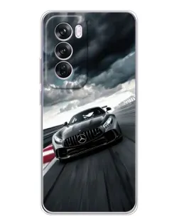 Чехол для OPPO A5 5G с картинкой «Гоночный Mercedes AMG»