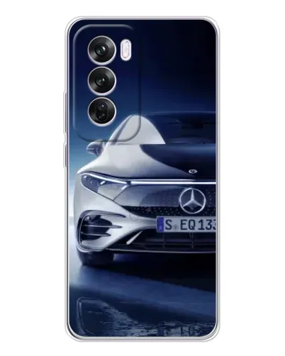 Чехол для OPPO A5 5G с картинкой «Mercedes EQ — будущее»