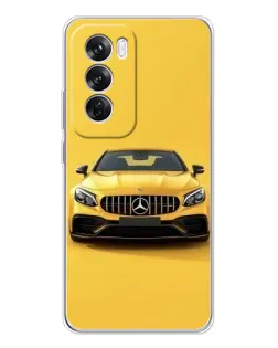 Чехол для OPPO A5 5G с картинкой «Желтый Mercedes GT»