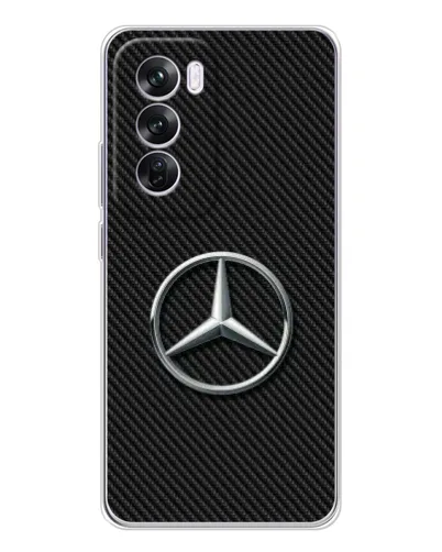 Чехол для OPPO A5 5G с картинкой «Карбоновый Mercedes стиль» Чехол для OPPO A5 5G с картинкой «Карбоновый Mercedes стиль»