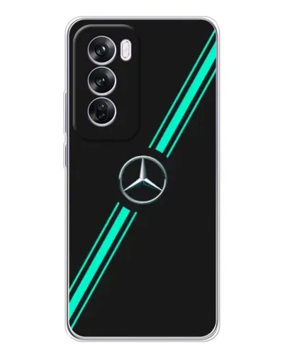 Чехол для OPPO A5 5G с картинкой «Спортивные линии Mercedes» Чехол для OPPO A5 5G с картинкой «Спортивные линии Mercedes»