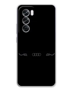 Чехол для OPPO A5 5G с картинкой «Audi — световой подпись» Чехол для OPPO A5 5G с картинкой «Audi — световой подпись»