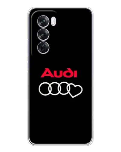Чехол для OPPO A5 5G с картинкой «Логотип Audi Heart»