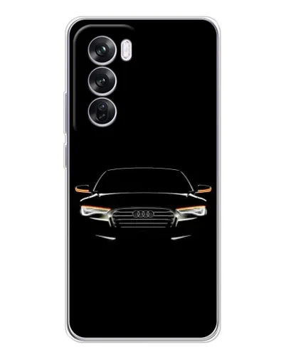 Чехол для OPPO A5 5G с картинкой «Audi — ночной контур»