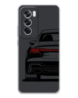 Чехол для OPPO A5 5G с картинкой «Задняя часть Audi — арт» Чехол для OPPO A5 5G с картинкой «Задняя часть Audi — арт»