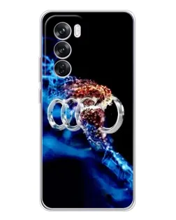 Чехол для OPPO A5 5G с картинкой «Энергия лого Audi» Чехол для OPPO A5 5G с картинкой «Энергия лого Audi»
