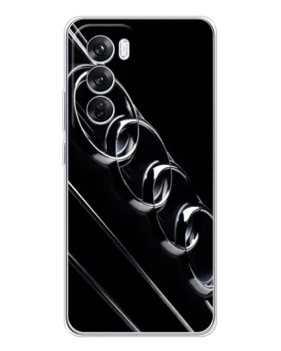 Чехол для OPPO A5 5G с картинкой «Audi — абстрактные кольца»