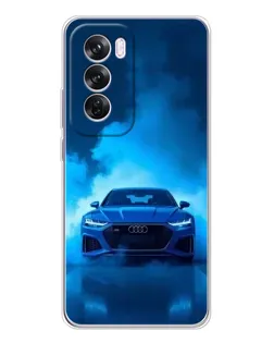 Чехол для OPPO A5 5G с картинкой «Audi — голубая энергия» Чехол для OPPO A5 5G с картинкой «Audi — голубая энергия»
