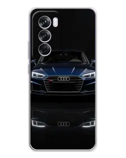 Чехол для OPPO A5 5G с картинкой «Audi — ночное отражение» Чехол для OPPO A5 5G с картинкой «Audi — ночное отражение»