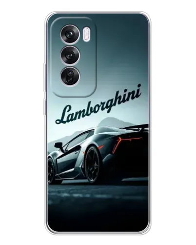 Чехол для OPPO A5 5G с картинкой «Классическая надпись Lamborghini»