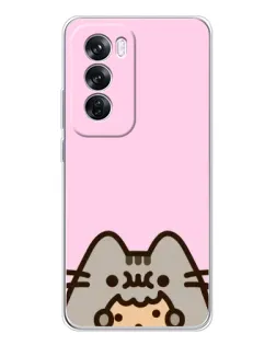 Чохол для OPPO A5 5G з картинкою «Pusheen та печиво»