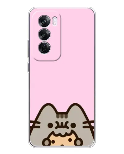 Чехол для OPPO A5 5G с картинкой «Pusheen и печенье»
