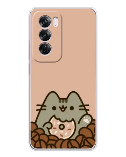 Чехол для OPPO A5 5G с картинкой «Кофейный Пушин»