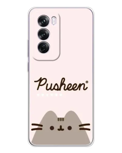 Чехол для OPPO A5 5G с картинкой «Pusheen логотип»