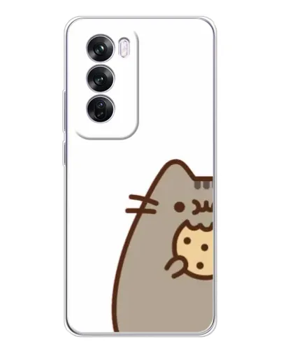 Чехол для OPPO A5 5G с картинкой «Пушин с печеньем»
