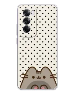 Чехол для OPPO A5 5G с картинкой «Пушин в горошек»