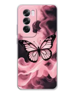 Чехол для OPPO A5 5G с картинкой «Бабочка в дыму» Чехол для OPPO A5 5G с картинкой «Бабочка в дыму»