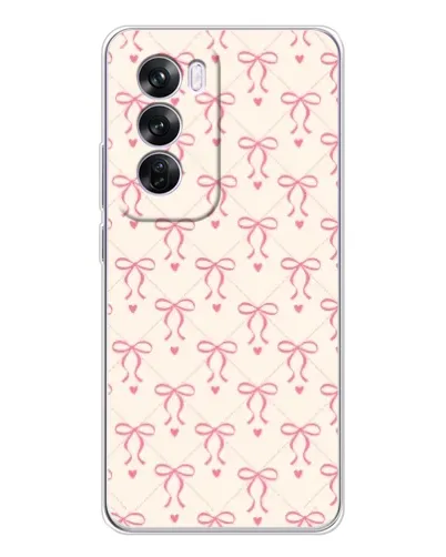 Чехол для OPPO A5 5G с картинкой «Розовые бантики Coquette»