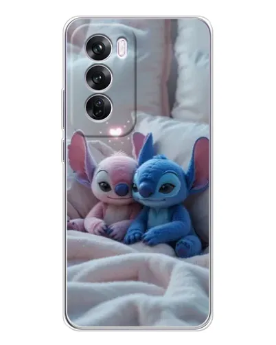 Чехол для OPPO A5 5G с картинкой «Плюшевые Стич Ангел»