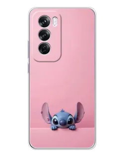 Чехол для OPPO A5 5G с картинкой «Stitch выглядывает»