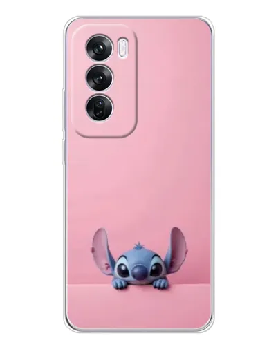 Чехол для OPPO A5 5G с картинкой «Stitch выглядывает»