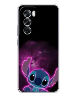 Чехол для OPPO A5 5G с картинкой «Неоновый Stitch»