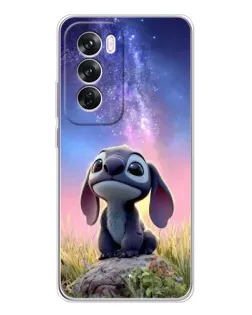 Чехол для OPPO A5 5G с картинкой «Стич на рассвете»
