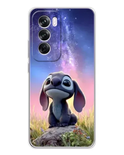Чехол для OPPO A5 5G с картинкой «Стич на рассвете»