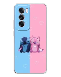 Чехол для OPPO A5 5G с картинкой «Stitch и Angel Love»