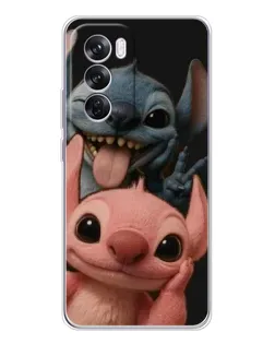 Чехол для OPPO A5 5G с картинкой «Стич и Ангел»