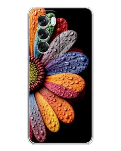 Чехол для OPPO A5 5G с картинкой «Радужный цветок» Чехол для OPPO A5 5G с картинкой «Радужный цветок»