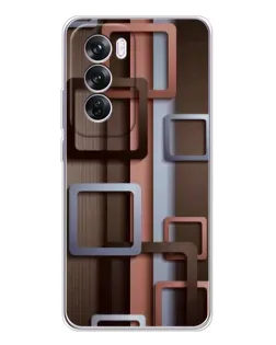 Чехол для OPPO A5 5G с картинкой «Коричневые объемные квадраты» Чехол для OPPO A5 5G с картинкой «Коричневые объемные квадраты»