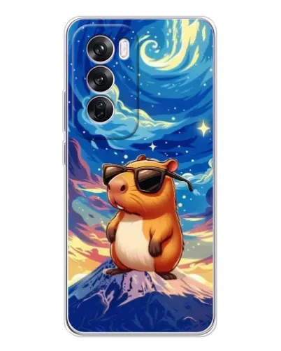 Чехол для OPPO A5 5G с картинкой «Капибара Ван Гога»