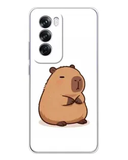 Чехол для OPPO A5 5G с картинкой «Толстенькая капибара»