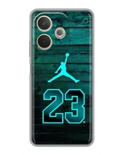 Чехол для OPPO A5 Pro с картинкой «Jordan Cyan 23»