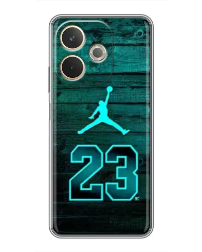 Чехол для OPPO A5 Pro с картинкой «Jordan Cyan 23»