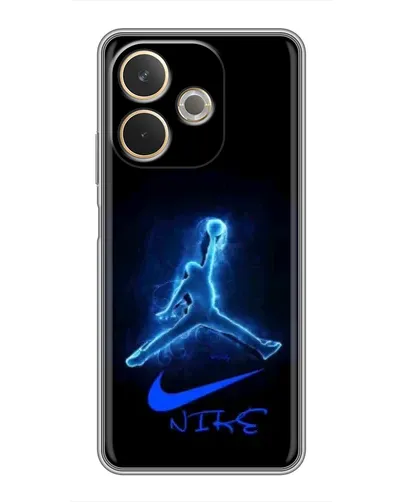 Чехол для OPPO A5 Pro с картинкой «Jordan Neon Blue»