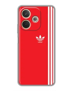 Чохол для OPPO A5 Pro з картинкою «Червоний мінімалізм Adidas»