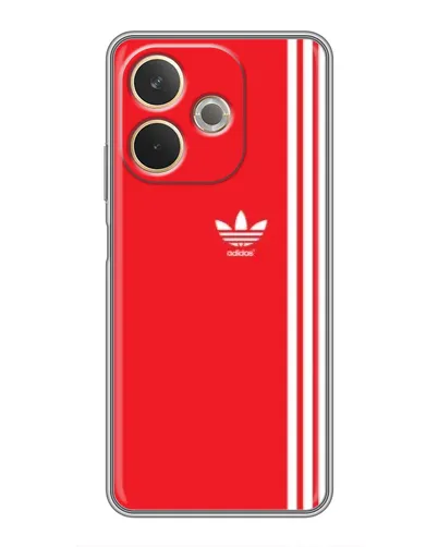 Чохол для OPPO A5 Pro з картинкою «Червоний мінімалізм Adidas»