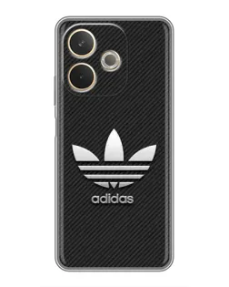 Чохол для OPPO A5 Pro з картинкою «Adidas Карбонова текстура»